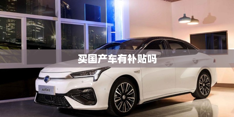 买国产车有补贴吗