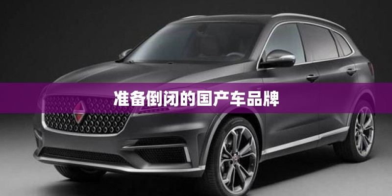 准备倒闭的国产车品牌
