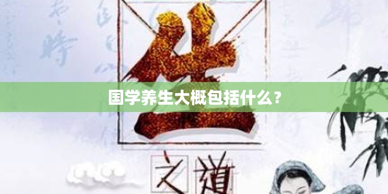 国学养生大概包括什么？