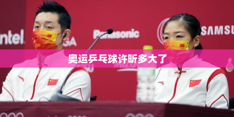 奥运乒乓球许昕多大了 奥运乒乓球许昕多大了