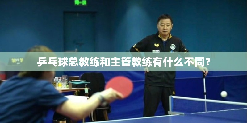 乒乓球总教练和主管教练有什么不同？