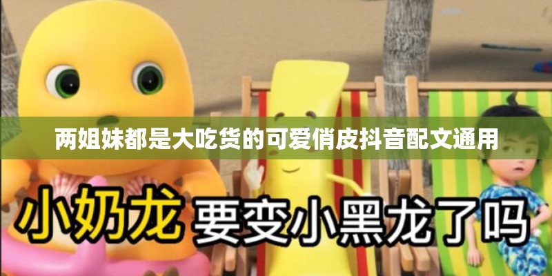 两姐妹都是大吃货的可爱俏皮抖音配文通用