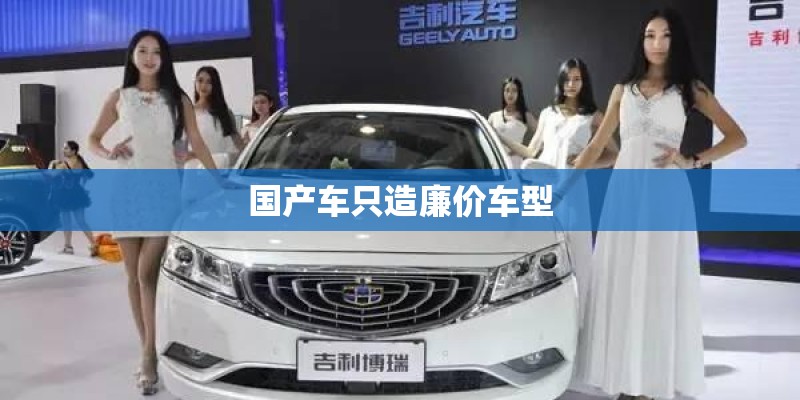 国产车只造廉价车型