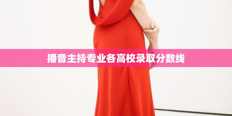 播音主持专业各高校录取分数线 播音主持专业各高校录取分数线