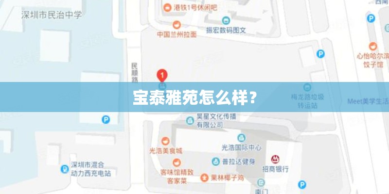 宝泰雅苑怎么样？