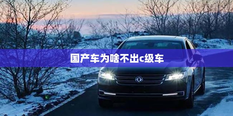 国产车为啥不出c级车 国产车为啥不出c级车