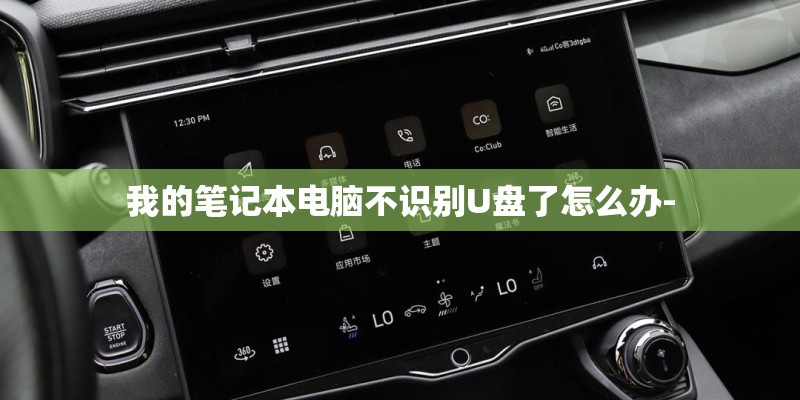 我的笔记本电脑不识别U盘了怎么办-