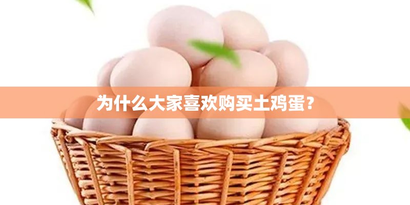 为什么大家喜欢购买土鸡蛋？
