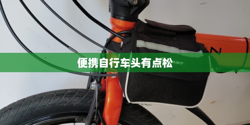 便携自行车头有点松
