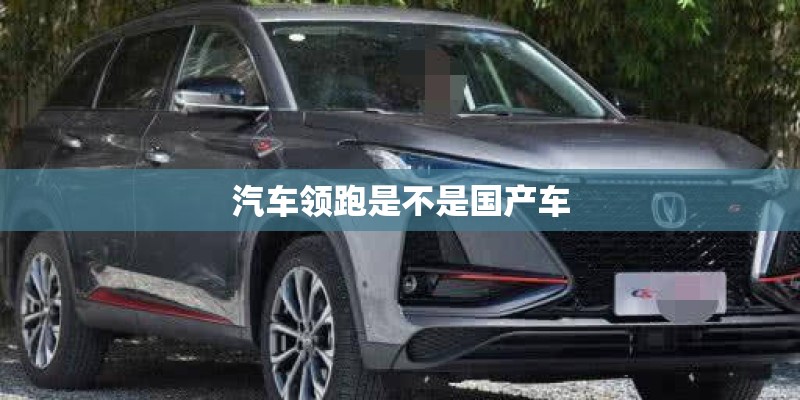 汽车领跑是不是国产车