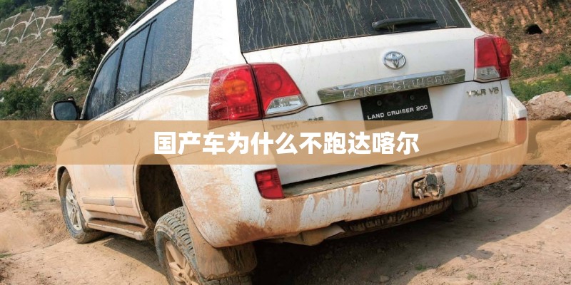 国产车为什么不跑达喀尔
