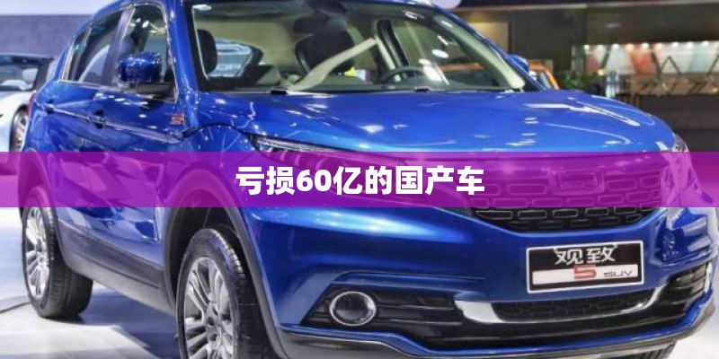 亏损60亿的国产车 亏损60亿的国产车