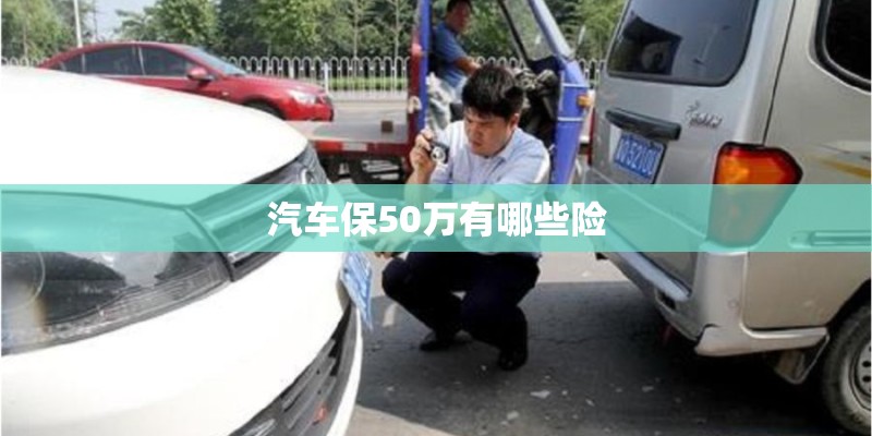 汽车保50万有哪些险