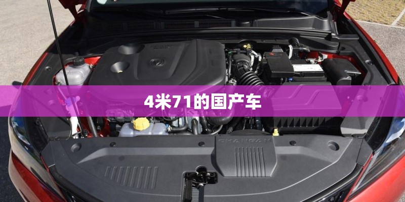 4米71的国产车