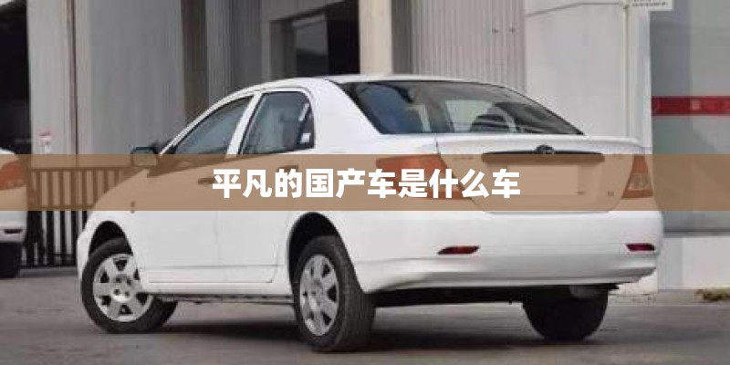 平凡的国产车是什么车