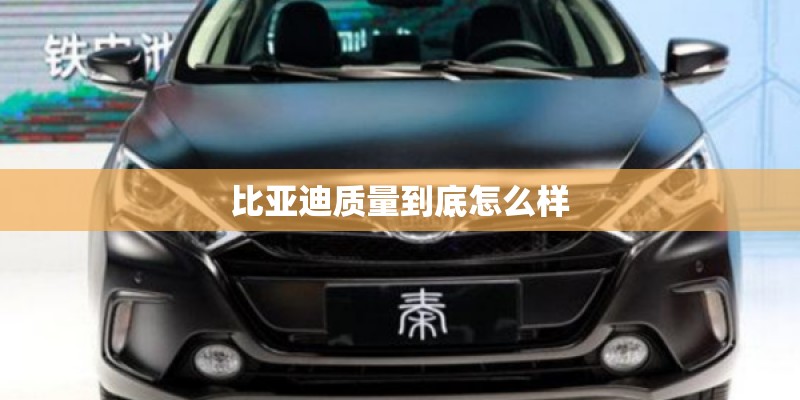 比亚迪质量到底怎么样 比亚迪质量到底怎么样