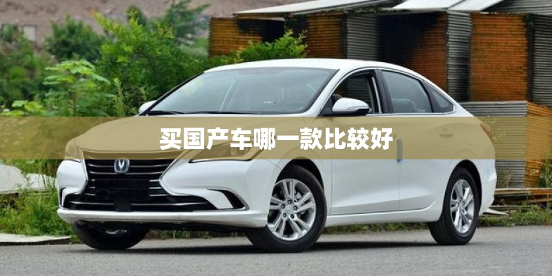 买国产车哪一款比较好