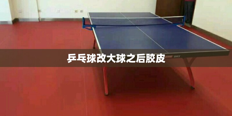 乒乓球改大球之后胶皮