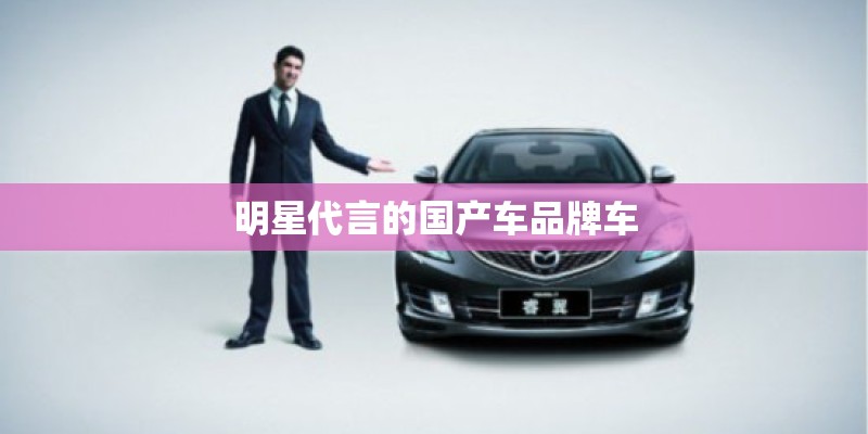 明星代言的国产车品牌车