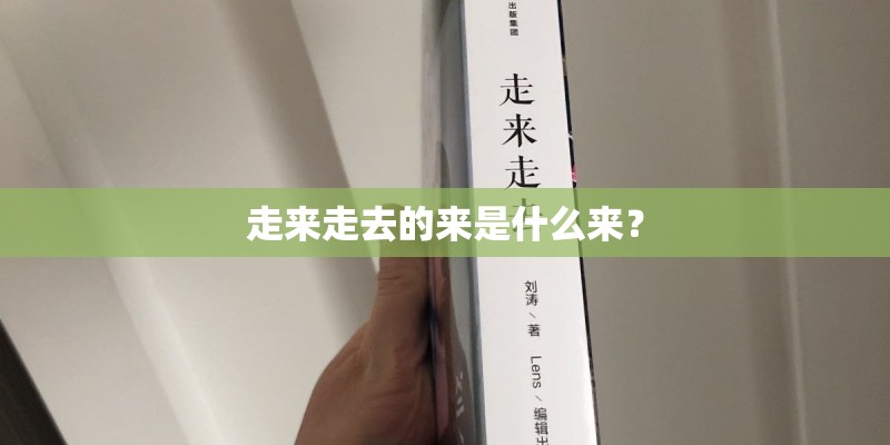 走来走去的来是什么来？
