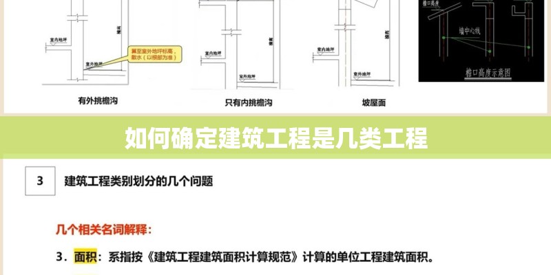 如何确定建筑工程是几类工程