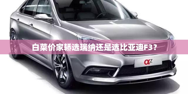 白菜价家轿选瑞纳还是选比亚迪F3？