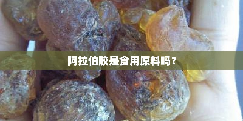 阿拉伯胶是食用原料吗？