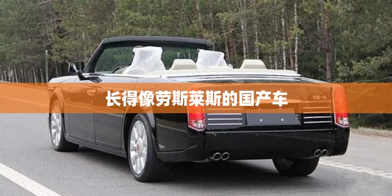 长得像劳斯莱斯的国产车
