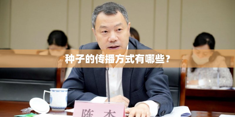 种子的传播方式有哪些？