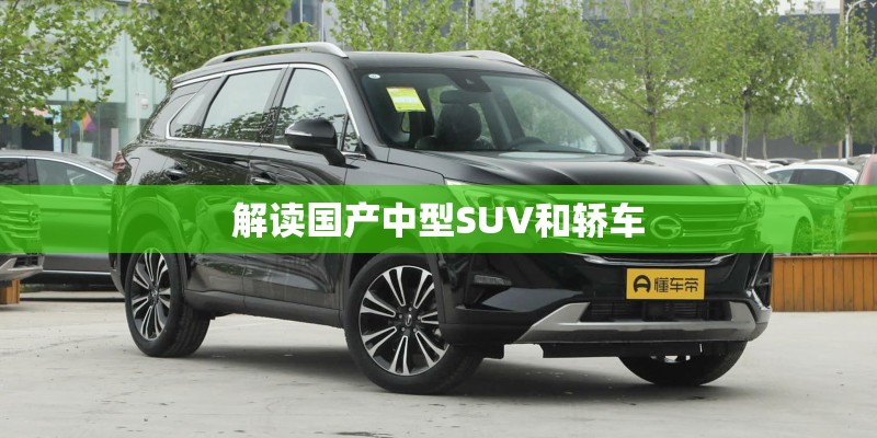 解读国产中型SUV和轿车