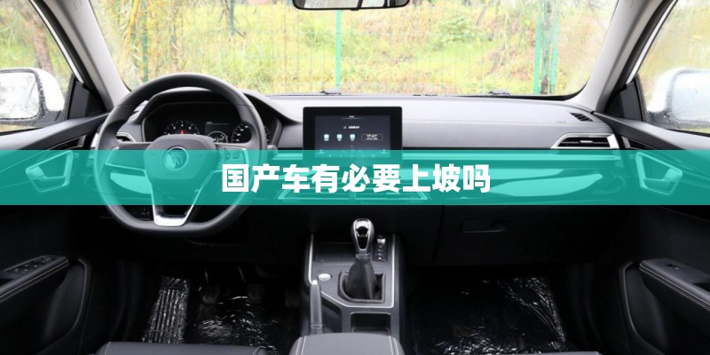 国产车有必要上坡吗