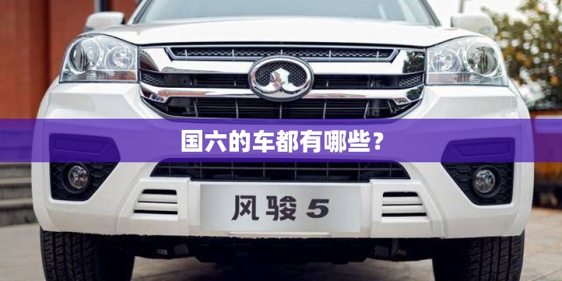 国六的车都有哪些？