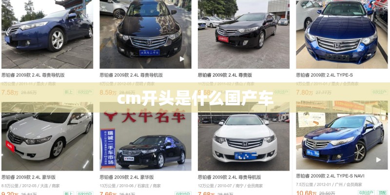 cm开头是什么国产车