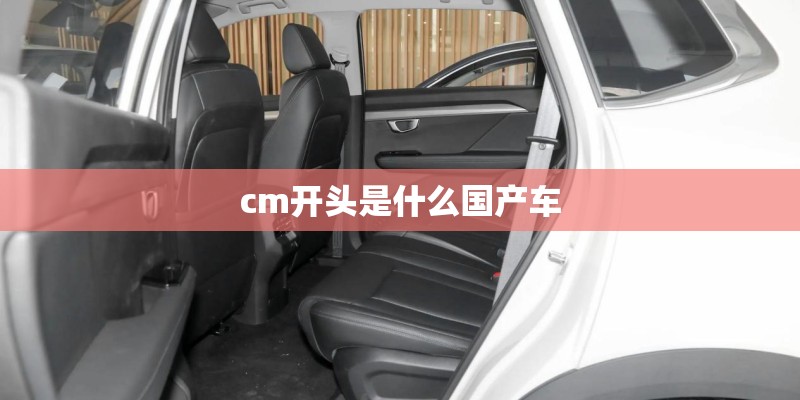 cm开头是什么国产车