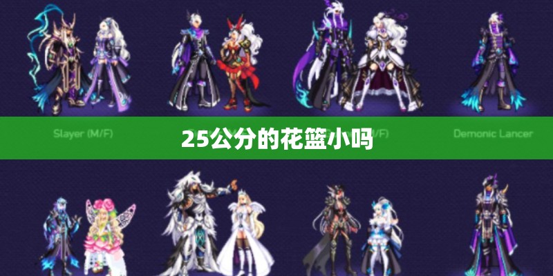 25公分的花篮小吗