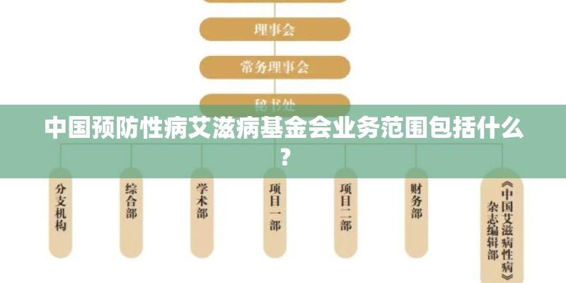 中国预防性病艾滋病基金会业务范围包括什么？