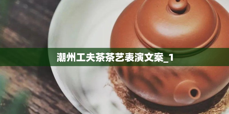 潮州工夫茶茶艺表演文案_1