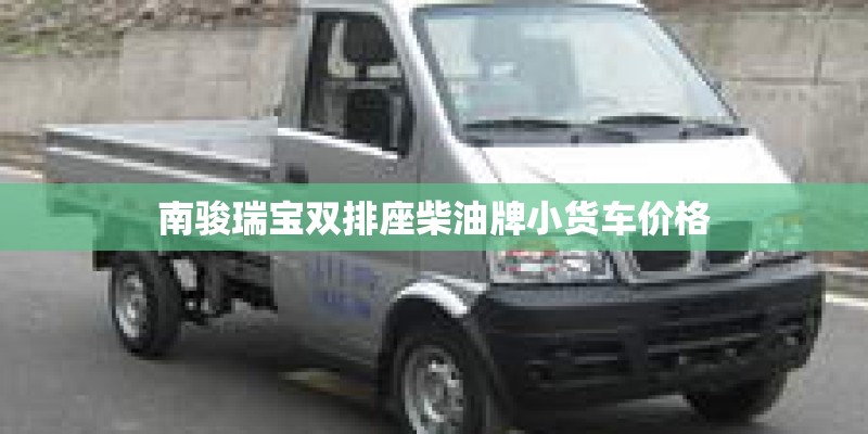 南骏瑞宝双排座柴油牌小货车价格