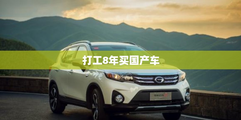 打工8年买国产车