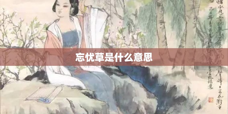 忘忧草是什么意思