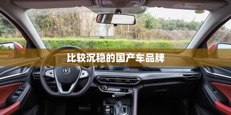 比较沉稳的国产车品牌