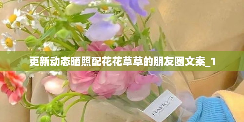 更新动态晒照配花花草草的朋友圈文案_1