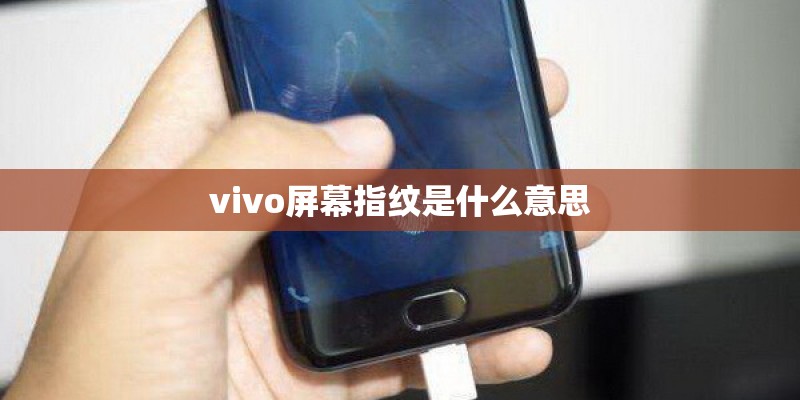 vivo屏幕指纹是什么意思