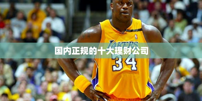 国内正规的十大理财公司