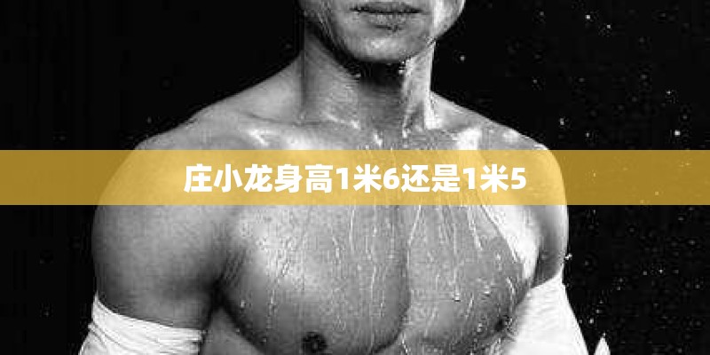 庄小龙身高1米6还是1米5