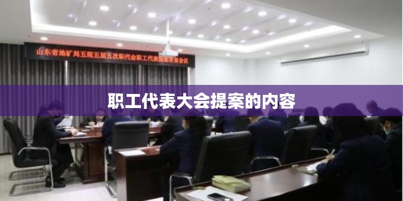 职工代表大会提案的内容