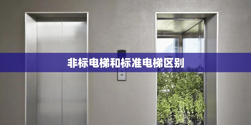 非标电梯和标准电梯区别