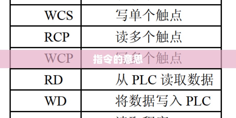指令的意思 指令的意思