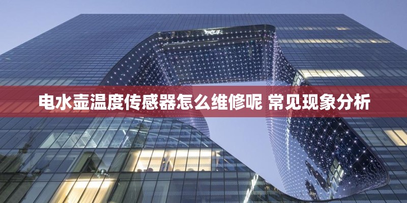 电水壶温度传感器怎么维修呢 常见现象分析