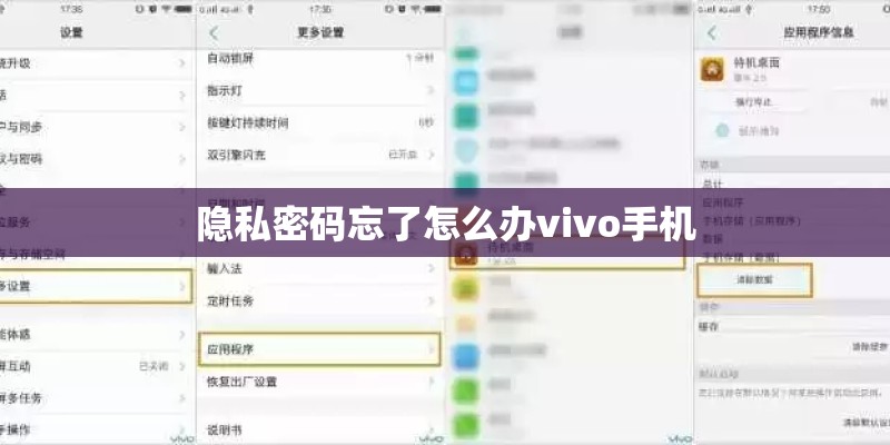 隐私密码忘了怎么办vivo手机